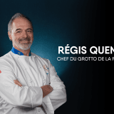 Régis Quentin, chef au Grotto de la Fontaine à Sion